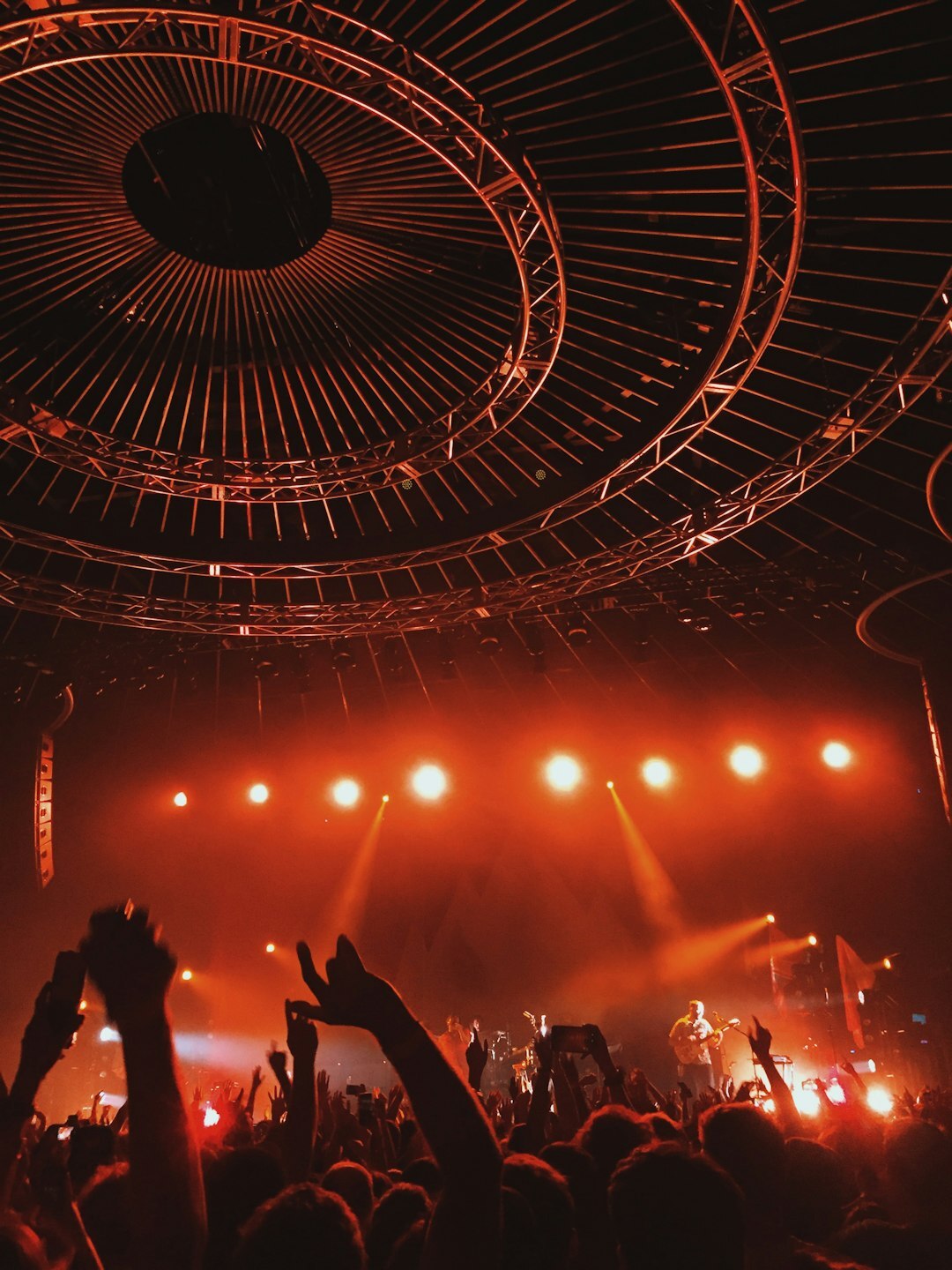 crowd at music event