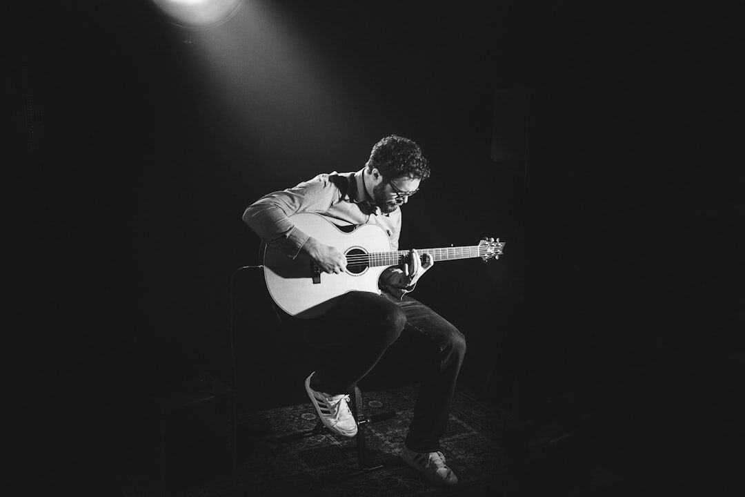 guitar on stage